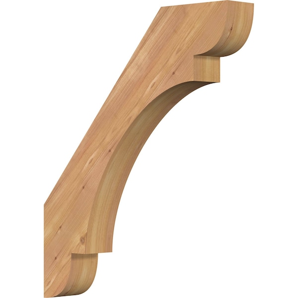 Ekena Millwork 3 1/2"W x 22"D x 26"H Olympic Smooth Knee Brace, Western Red Cedar BRC04X22X26OLY00SWR - main